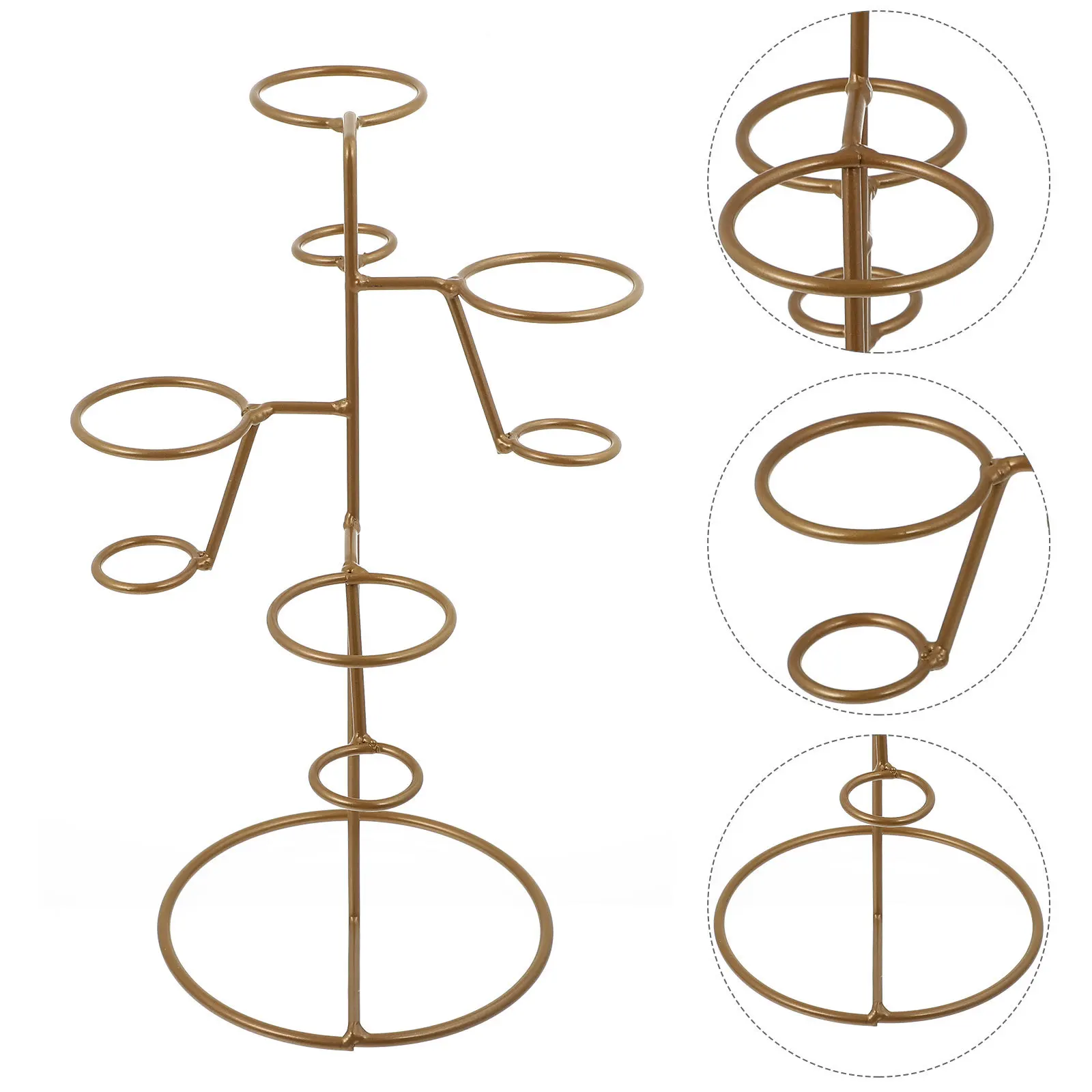 

1 pc Ice Cream Cone Rack Premium Display Stand For Party Table Dessert Shop Multipurpose Storage Holder