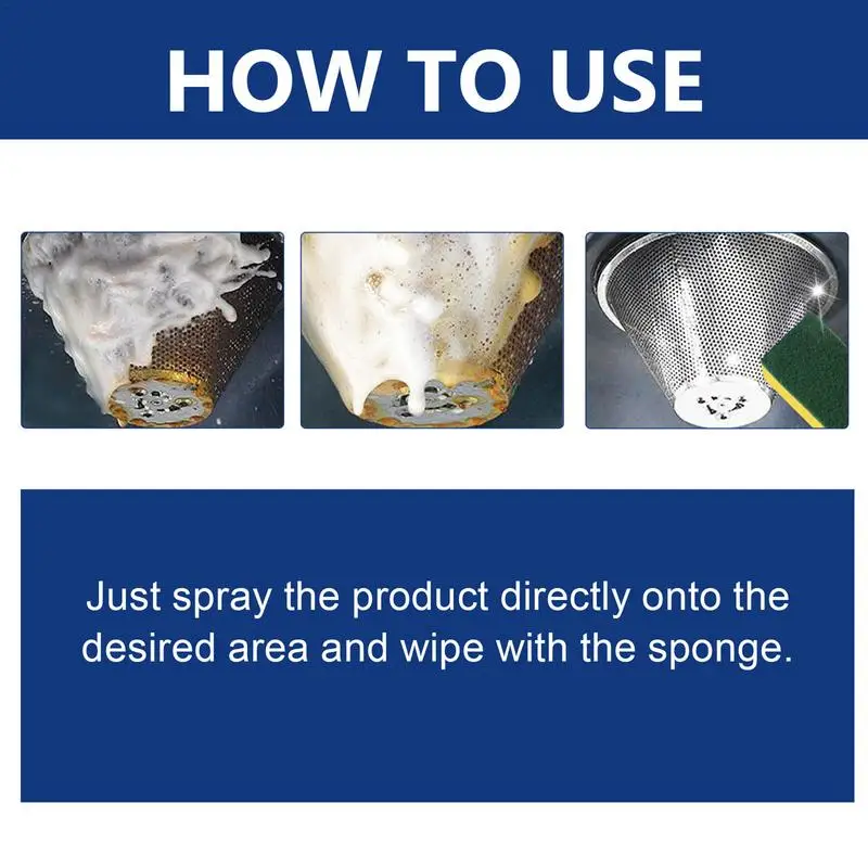 Kitchen Foam Cleaner Kitchen Counter Cleaner Spray Kitchen Cleaner Stain Remover Multipurpose Cleaner Foam Kitchen Spray