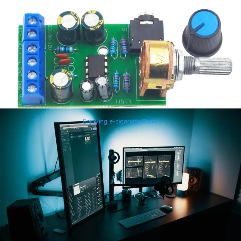 Miniatur-Soundverstärkermodul, Doppelkanal-Eingang, 1,5 W Ausgang für Enthusiasten Y4QF – Detail 8