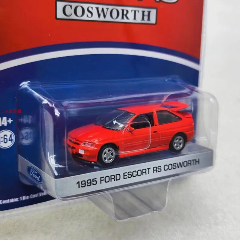 

Литой под давлением Greenlight 1:64 1995 Эскорт RS излучающий красный сплав, имитация модели автомобиля, статическая коллекция, украшенные праздничные игрушки