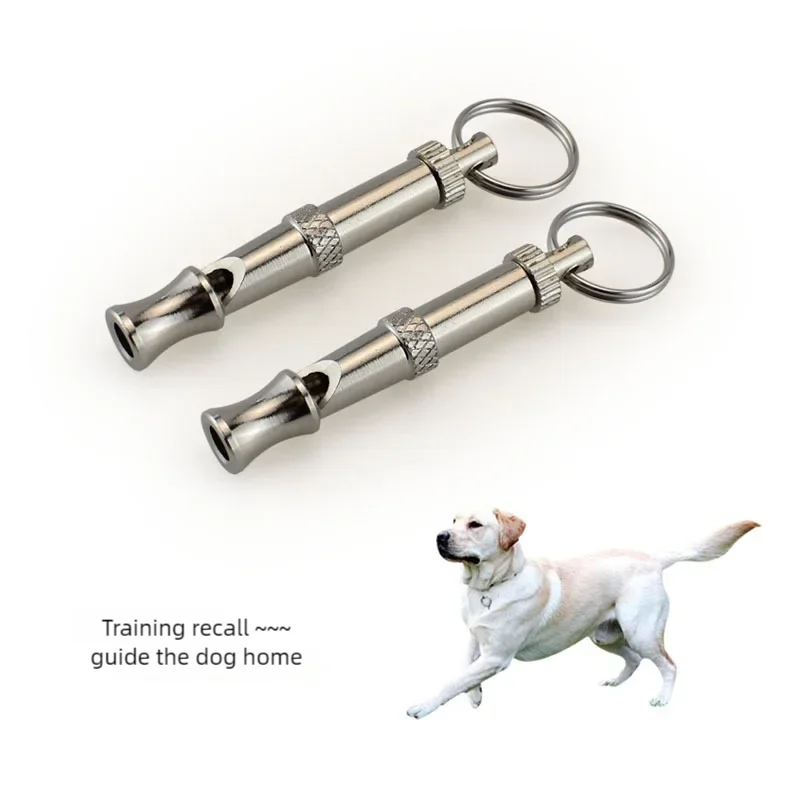 Adjustable Pet Dogs Training Whistle Pets Discipline Supplies Stop Barking Ultrasonic Sound Flute Silent Whistle Control Tools
