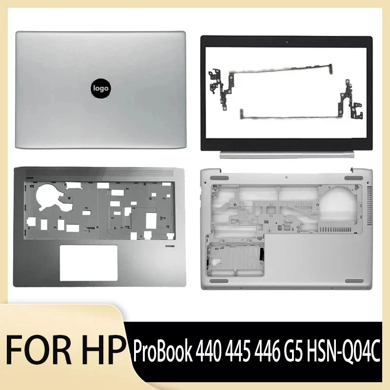 

NEW Laptop For HP Probook 440 445 G5 zhan66 G1 X8B HSN-Q04C LCD Back Cover Front Bezel Palmrest Bottom Case Touchpad Top Lid