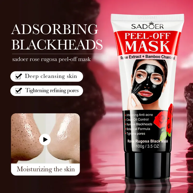 

Brightening Blackhead-Removing Peel-Off Mask Rose Deep Cleansing Mask