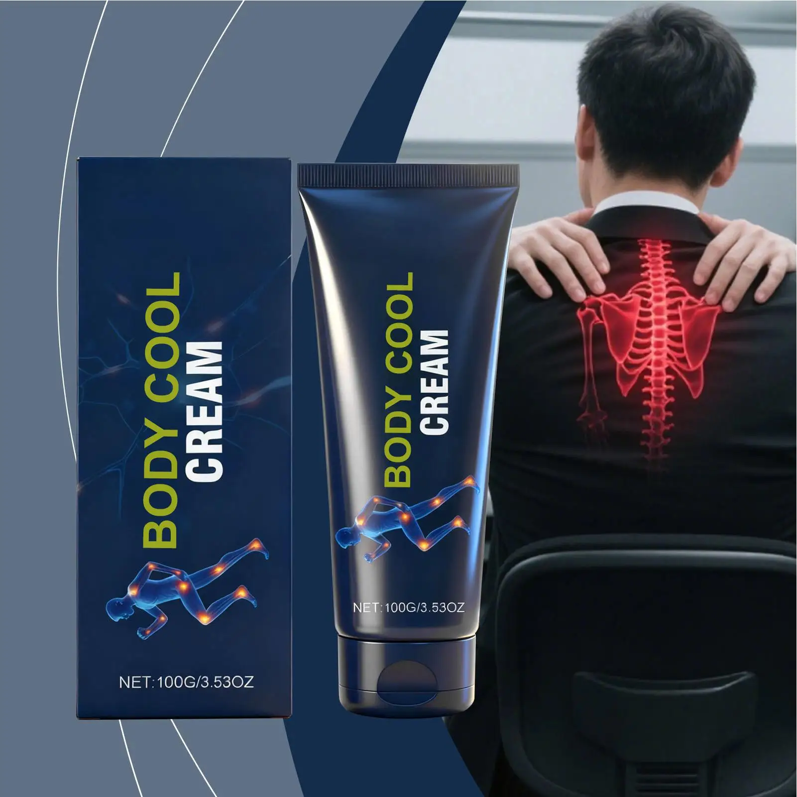 كريم مشترك 100 جرام مرطب للبشرة الطبيعية كريم العناية بالجسم لترطيب اشراق مشع الظهر الرقبة الركبة الأيدي