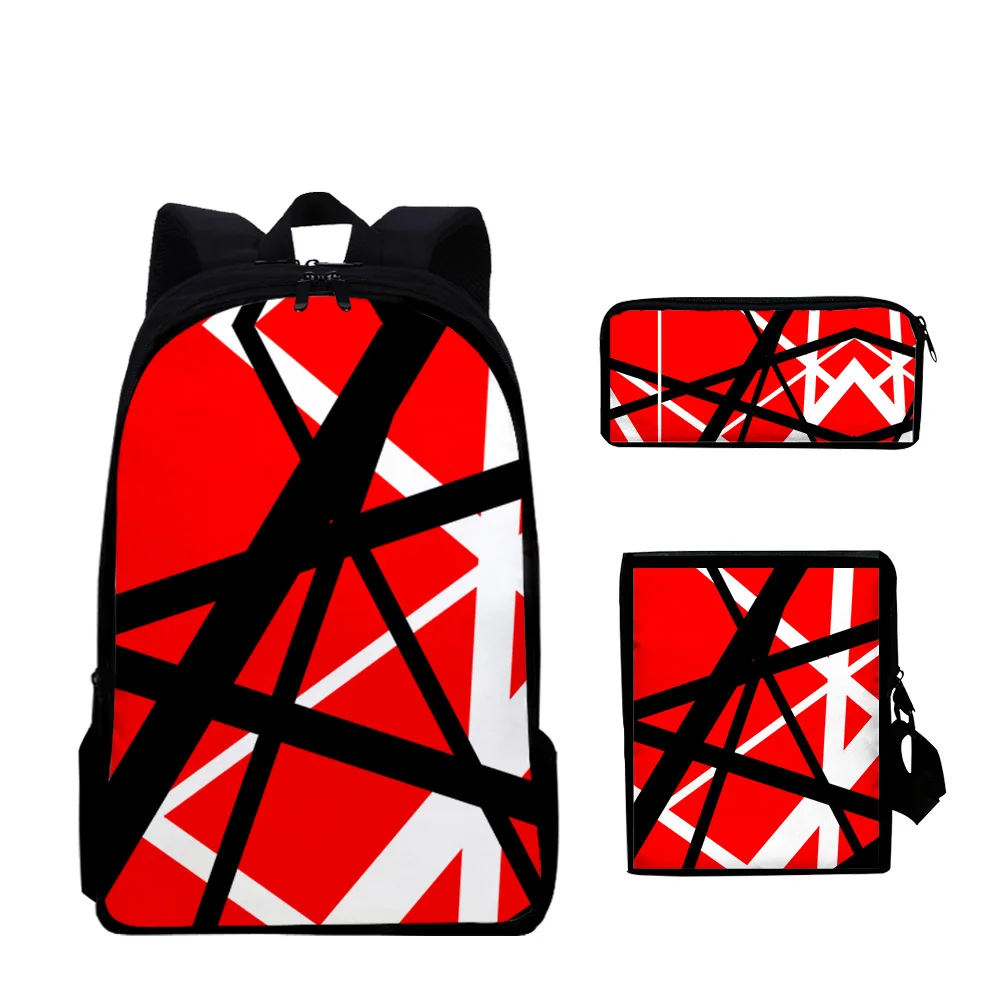 

Trendy Youthful Eddie Van Halen 3pcs/Set 3D Print 3pcs/Set Student Travel bags Laptop Daypack Backpack Shoulder Bag Pencil Case