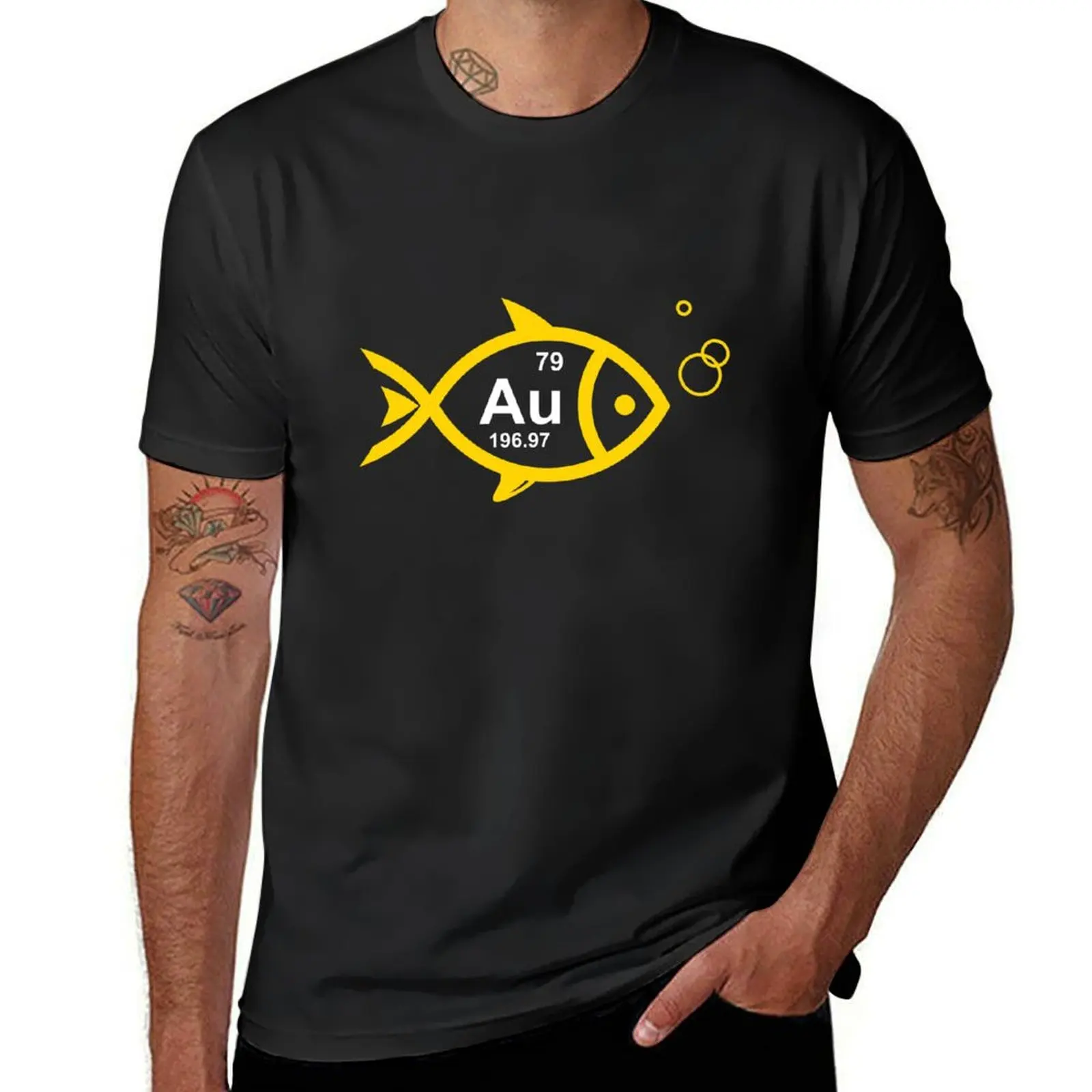 

GoldFish T-Shirt heavyweights summer shirt tops gifts for boyfriend big and tall t shirts for men