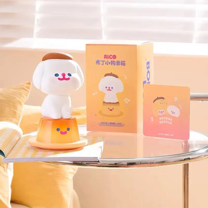 Buscando unicornio RiCO pudín cachorro Altavoz Bluetooth figuras de animales originales lindo modelo sorpresa adornos Kawaii regalos de cumpleaños