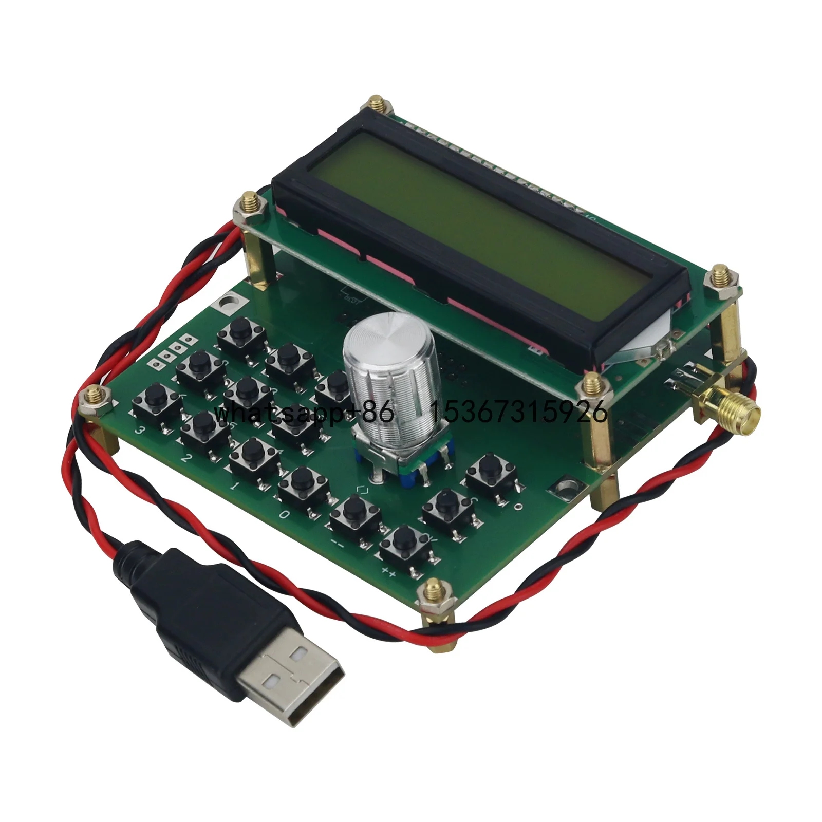 

ADF4351-VFO Source V1.03 Генератор сигналов 35–4400 МГц Простой модуль источника сигнала с механическим поворотным энкодером