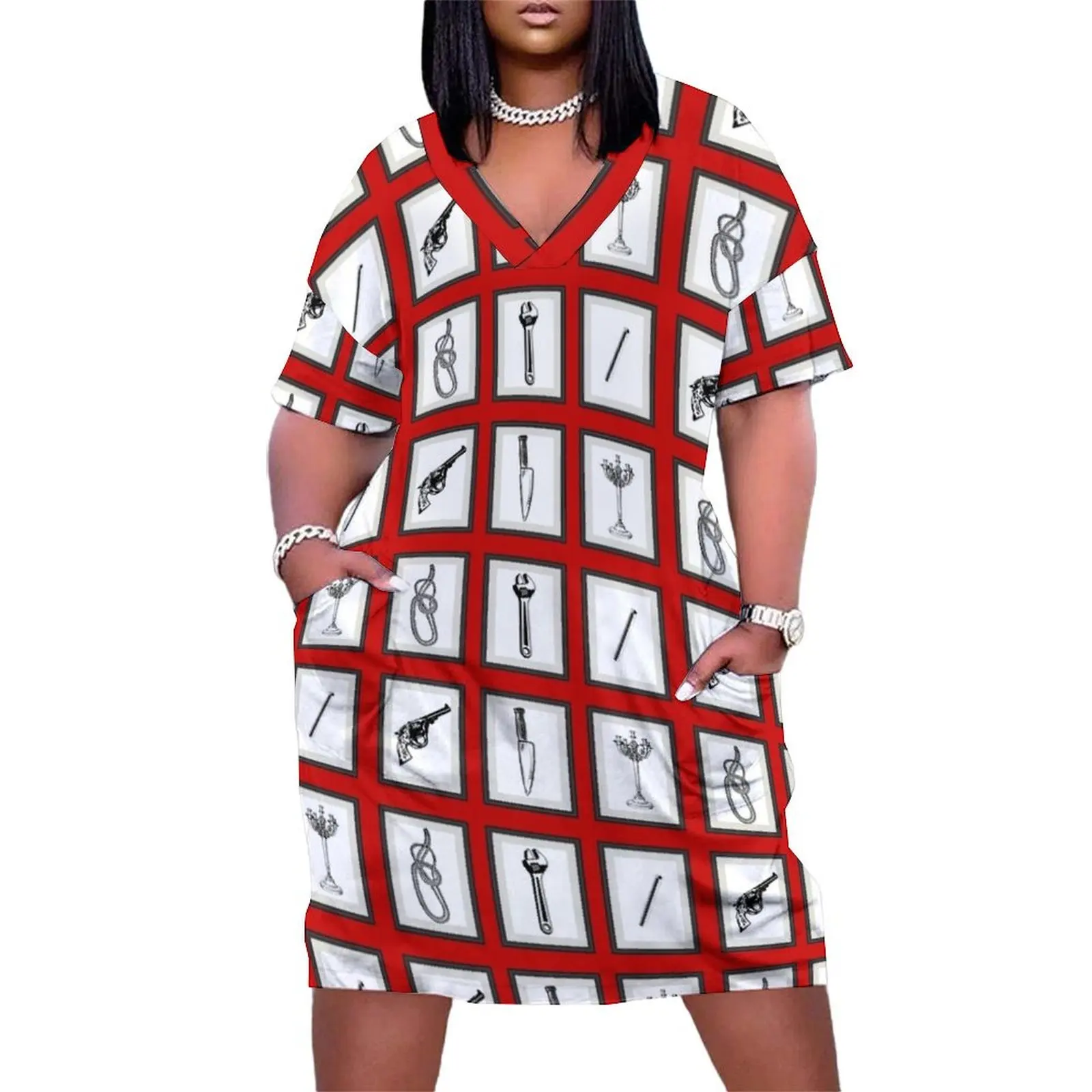 

Get a Clue Loose Pocket Dress elegant dresses plus sizes Summer skirt