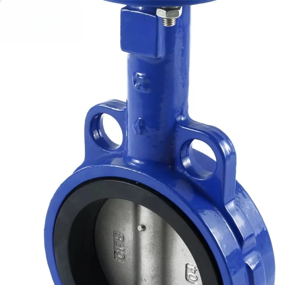 Ptfe Type Ductile Iron Cast Iron Stainless Steel Wafer butterfly Valve Price List