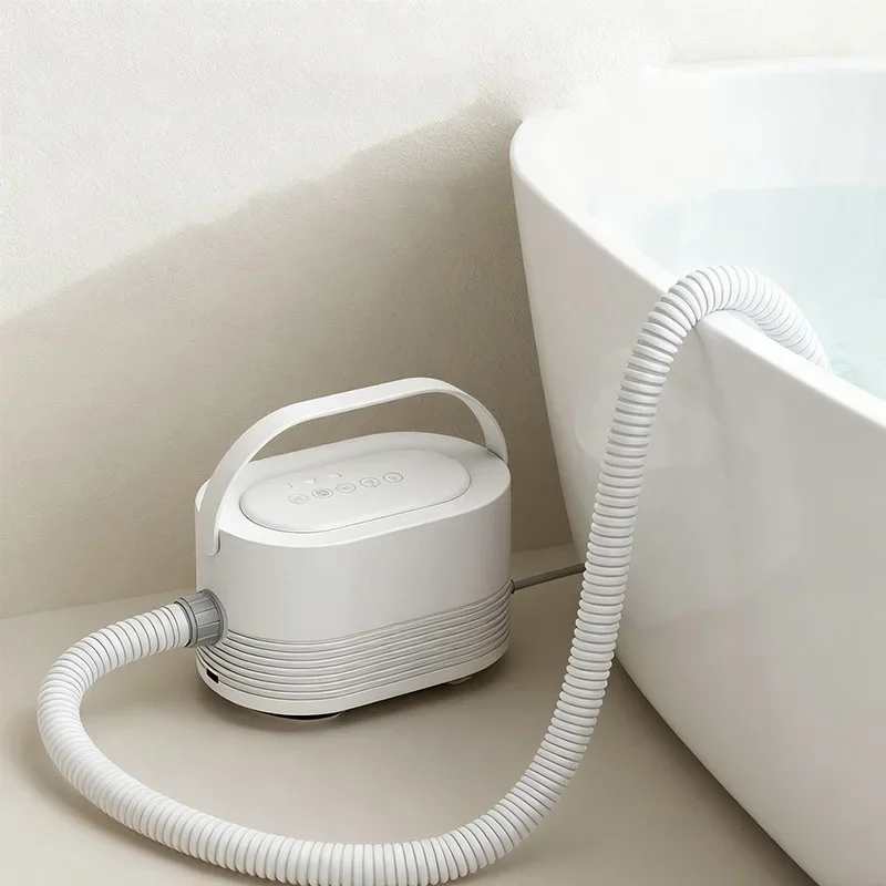 Home SPA Electric Bubble Machine, Automatic Bathtub Hydrotherapy Wave, Wireless Remote-Controlled Bath Mat, Massage Bathtub
