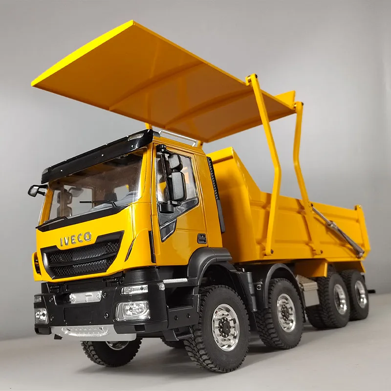 Fury Bear 1/14 8x4 Dump Truck Whole Vehicle Engineering Truck Electric Radio-Controlled Car For Tamiya Lesu For Scania Man