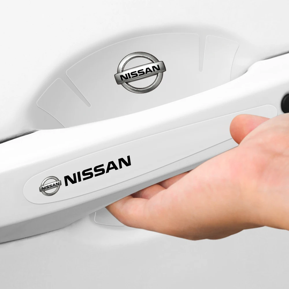 شفافة مقبض باب السيارة السلطانية ملصقات المضادة للخدش حماية لنيسان نيسمو GTR جوك سنترا فيرسا ألميرا قاشقاي