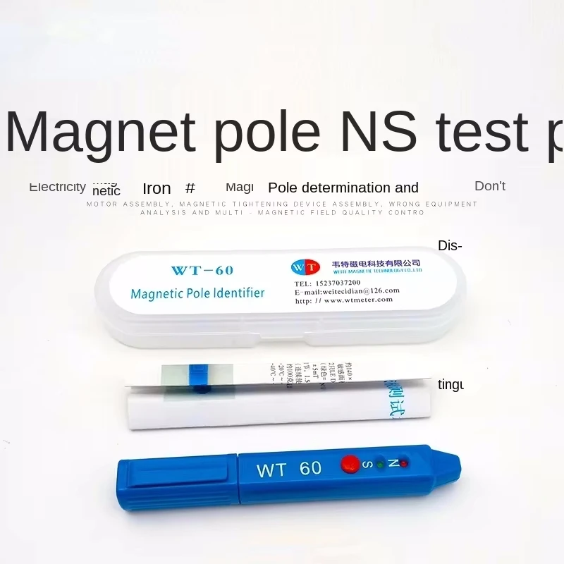 

WT-60 Radiation Dosimeter Gauss Meter Magnetic Detection Pen WT60 Determination Magnets NS Class Measurement North South Detetor