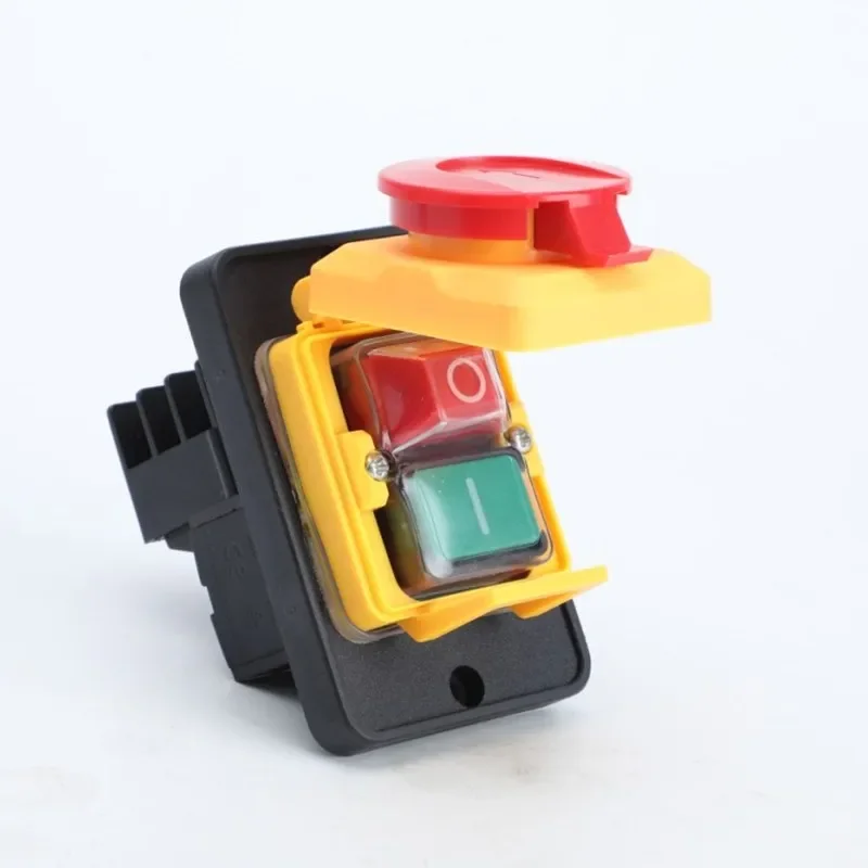 FMT 1PC CK5-11 AC250V 6-Pin Start Stop No Volt Release Push Button Switch Common to woodshop and Metalwork Machines