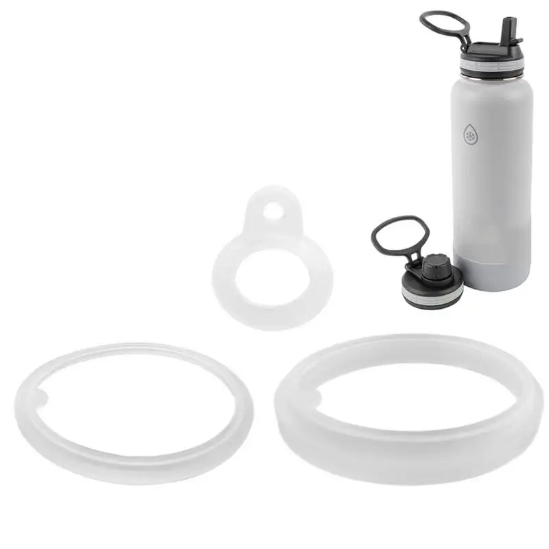 Water Bottle Gasket Replacement For Straw Lid & Chug Lid & Chug Spout Silicone Gasket Rings For Thermoflask40oz Insulated Bottle