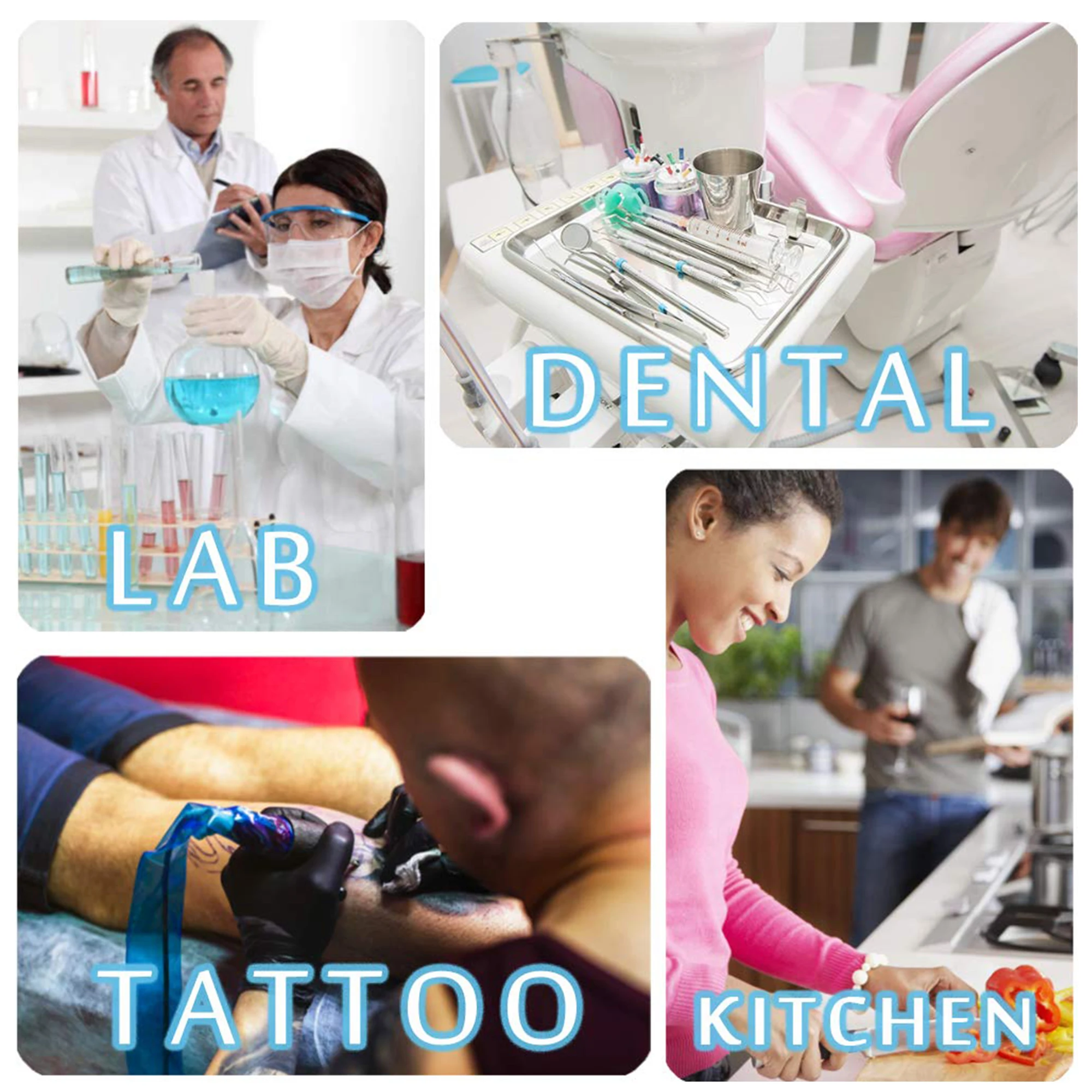 Stainless Steel Dental Surgical Medical Tray Rectangular Disinfection Plate Dentistry Lab Instrument Tray Metal Placement Box