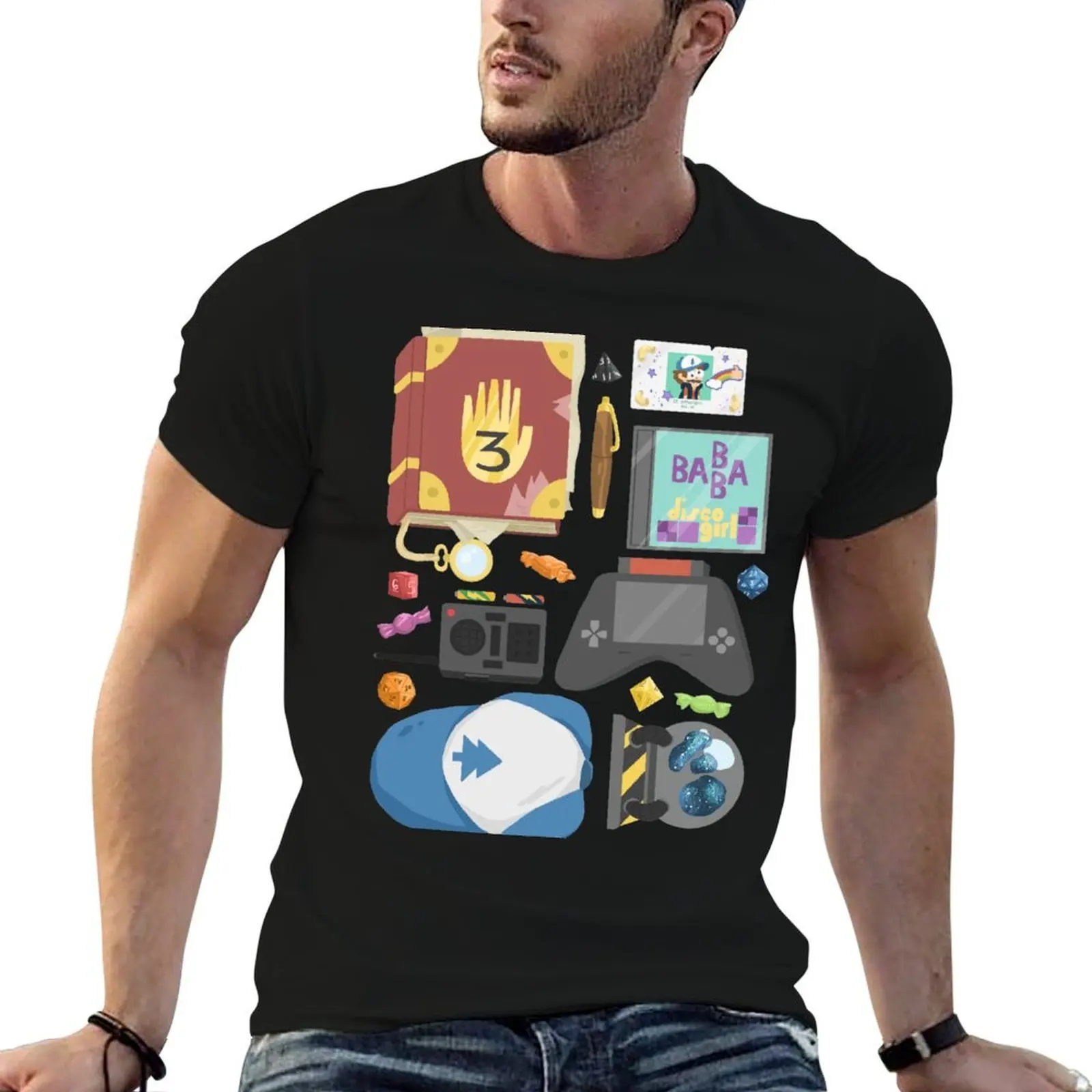 

Sir Dippingauce - Rucksack Set T-Shirt cotton t shirt man man t shirt heavy cotton T-Shirt