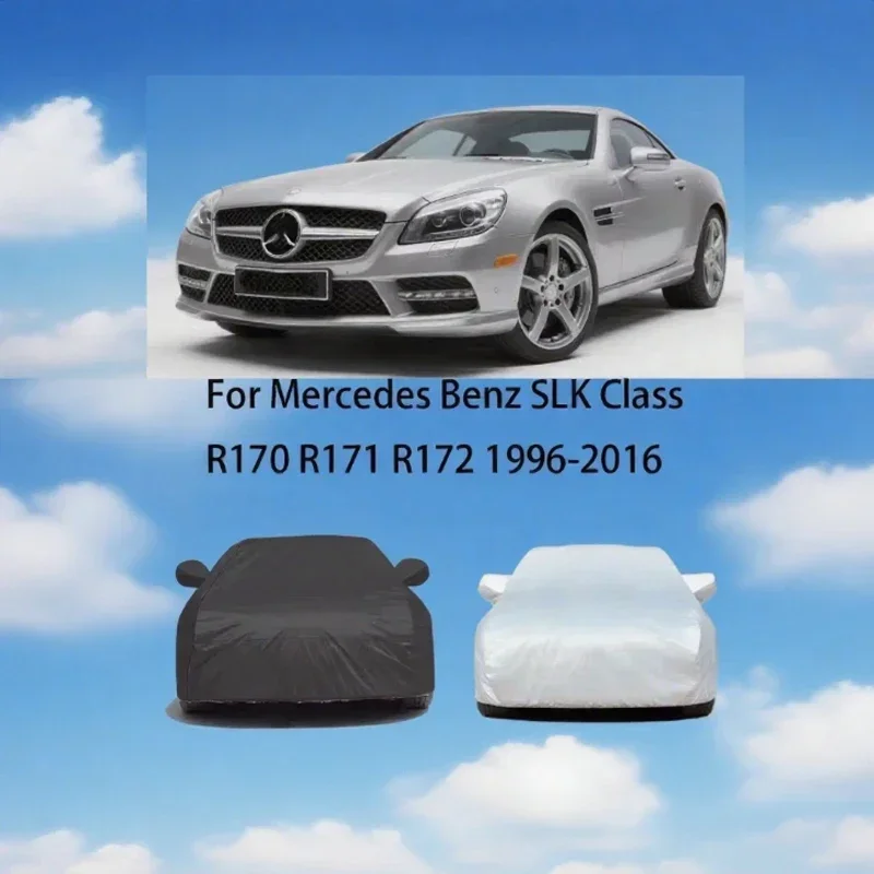 Car Cover For Mercedes Benz SLK Class R170 R171 R172 Outdoor Sun Shade Rain Snow Dust Frost Resistant Anti-UV Cover