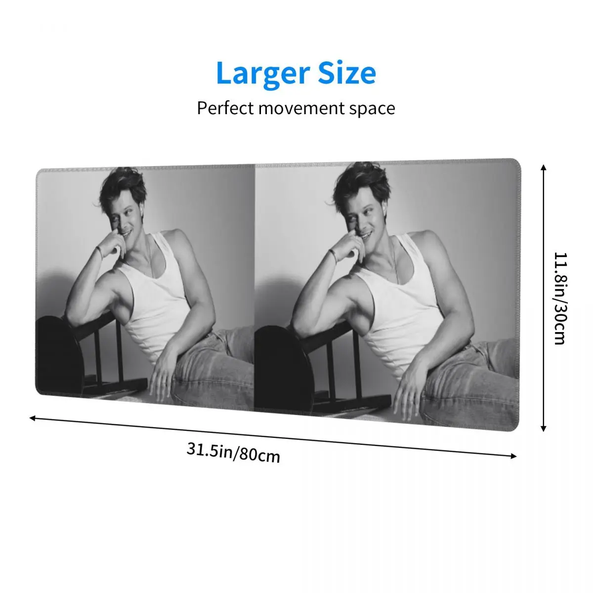 Large Mouse Pad Soft Rudy Pankow JJ Maybank Poster Gamer PC Laptop Mats Keyboard Carpet Computer Gaming Desk Mat
