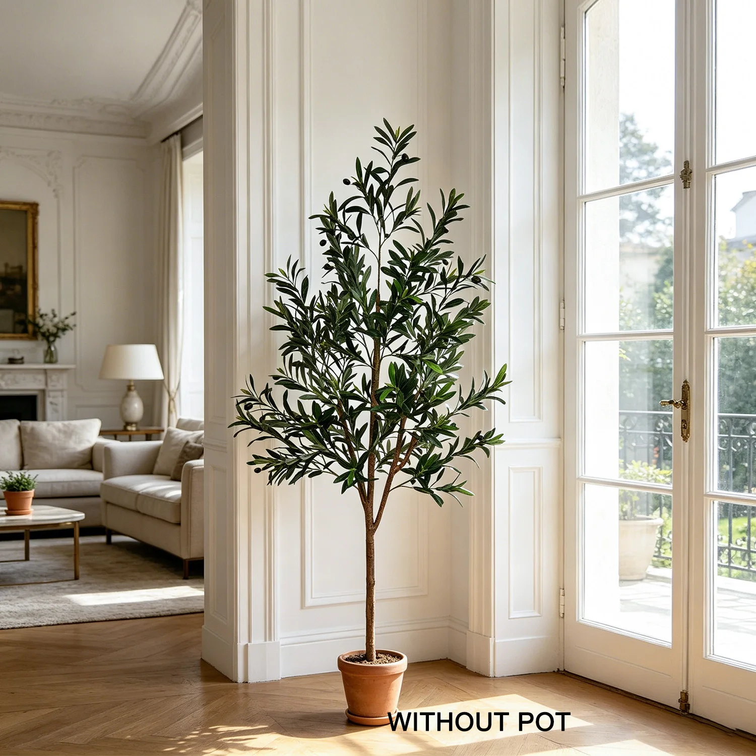 6ft Artificial Olive Tree Realistic Faux Plant for Home Ornament Indoor Fake plant for garden balcony living room Decoration