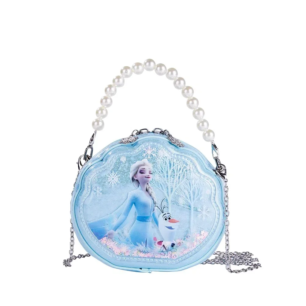 

Disney Purses and Handbags Elsa and Anna Shoulder Bag Frozen Crossbody Bags for Girls Cute Cases Korean Fashionable Coin Pouch