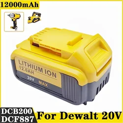For 20V 12.0Ah Lithium Battery power Tools DCB206 DCB184 rechargeable electric tool set 20v 12000mah Battery
