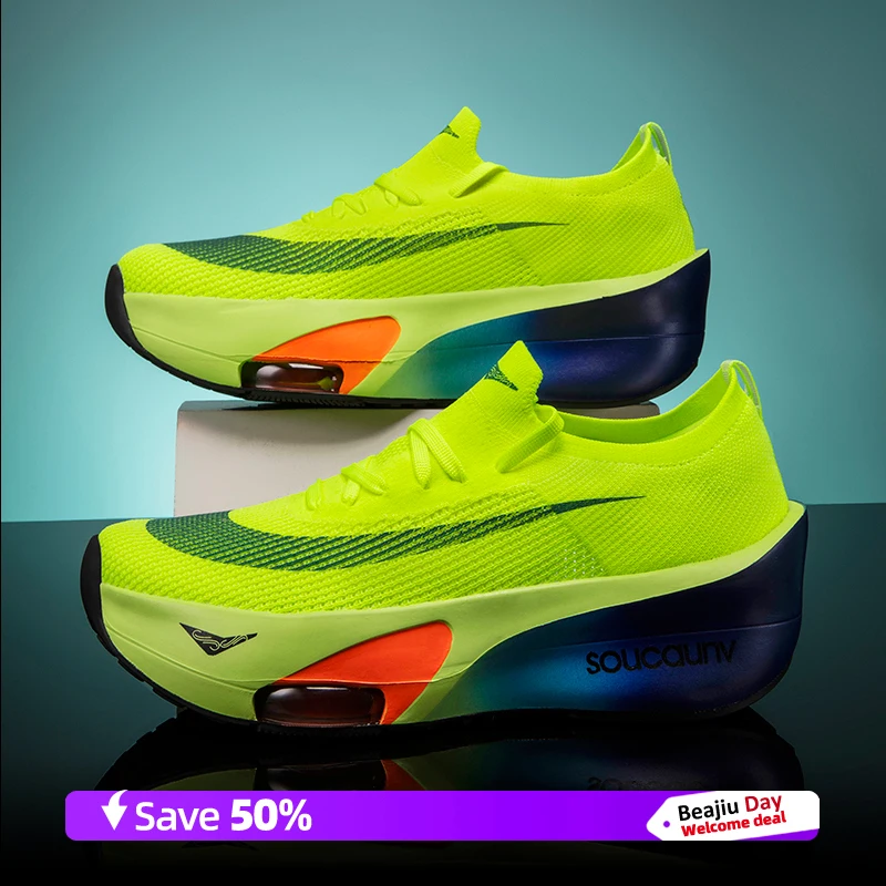 Zapatillas para correr con colchón de aire, zapatillas deportivas especiales para maratón, transpirables, ligeras, cómodas y antideslizantes para ocio