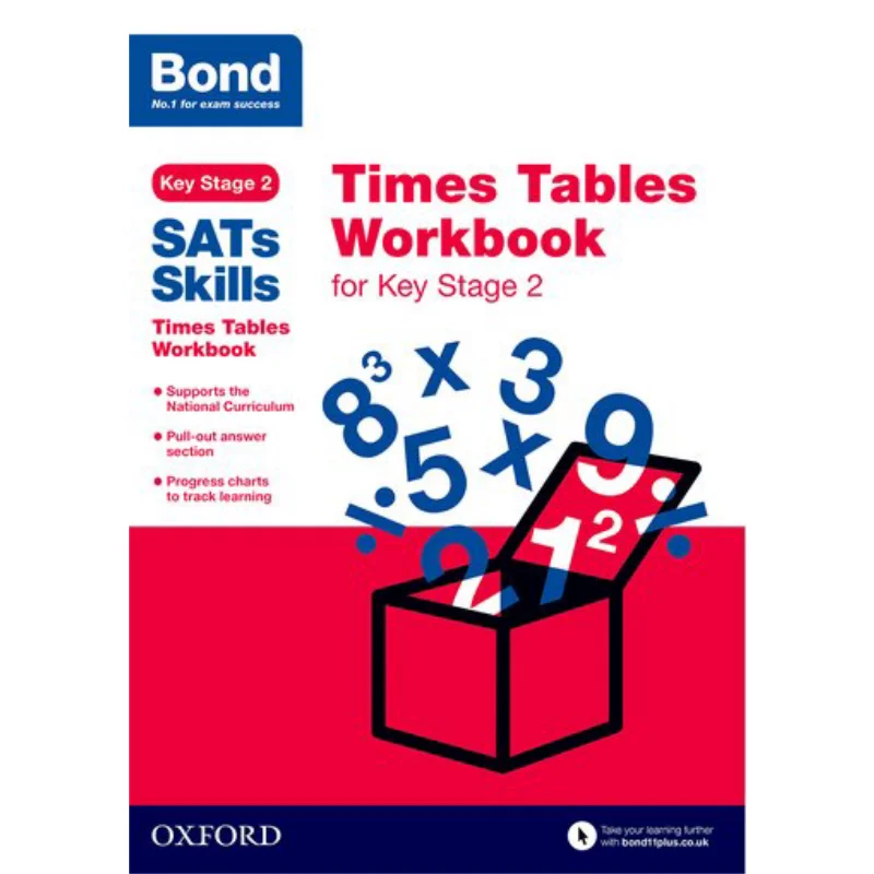 

BOND SATS SKILLS TIMES TABLES WBK KS2 Bond 11 Oxford University Press 9780192745682 Book