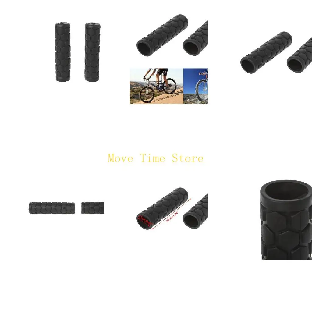 

92ME велосипедные ручки для детей, резиновый руль для горного велосипеда, противоскользящий велосипед
