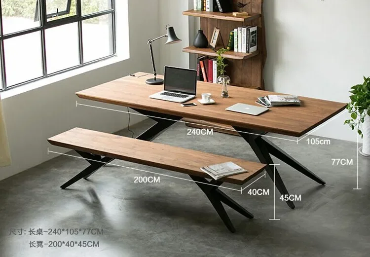 New High Quality Modern Minimalist Style Wooden Computer Desk Wooden Office Desk Design