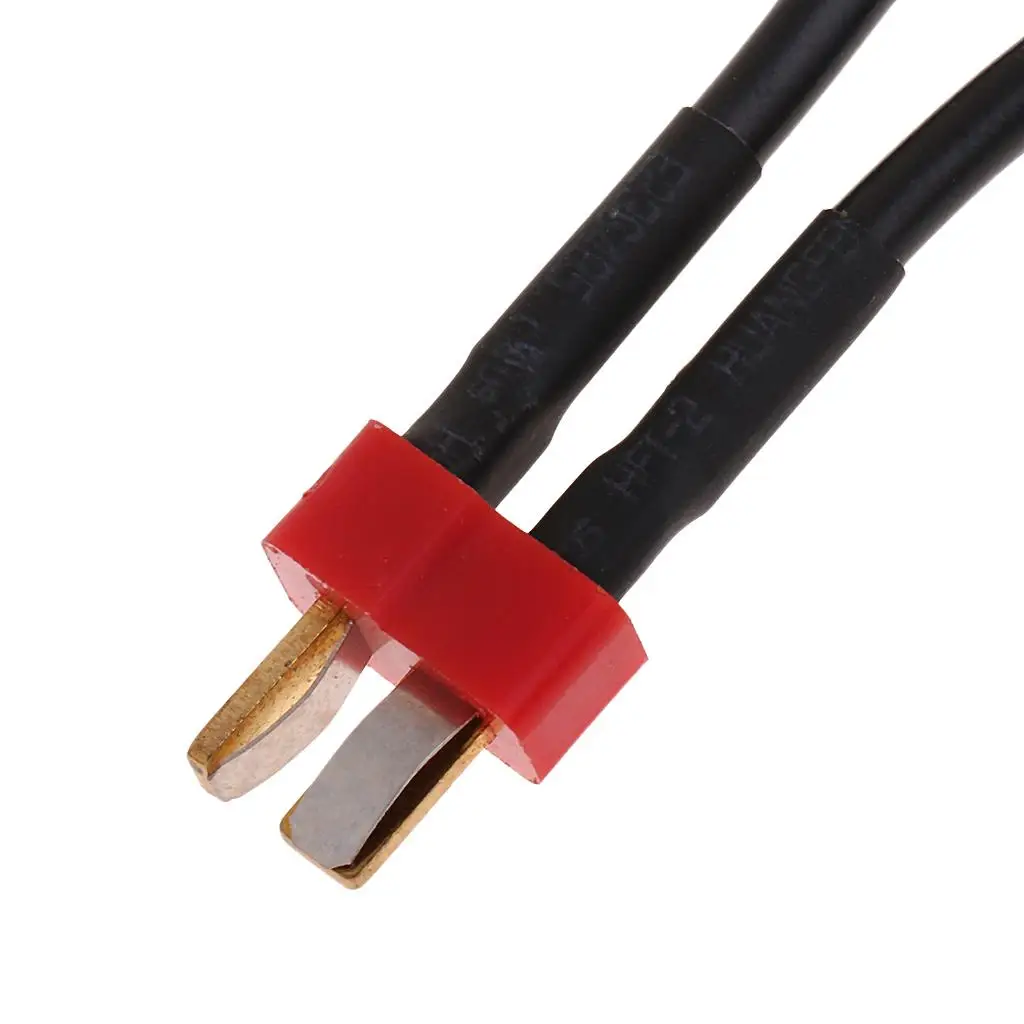 T Plug Serial Battery Connector Cable 14AWG for RC LiPo Battery Connector