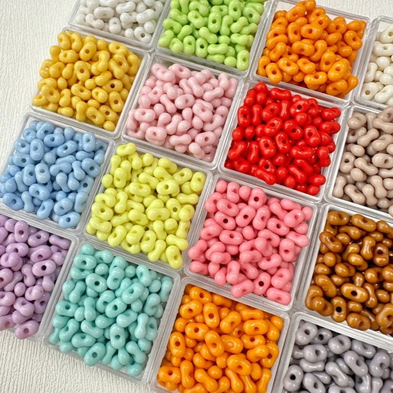 200pcs/lot Matte Magic Color Charm Czech Acrylic Seed Beads For Jewelry Making DIY Handmade Bracelet Earrings Accessories