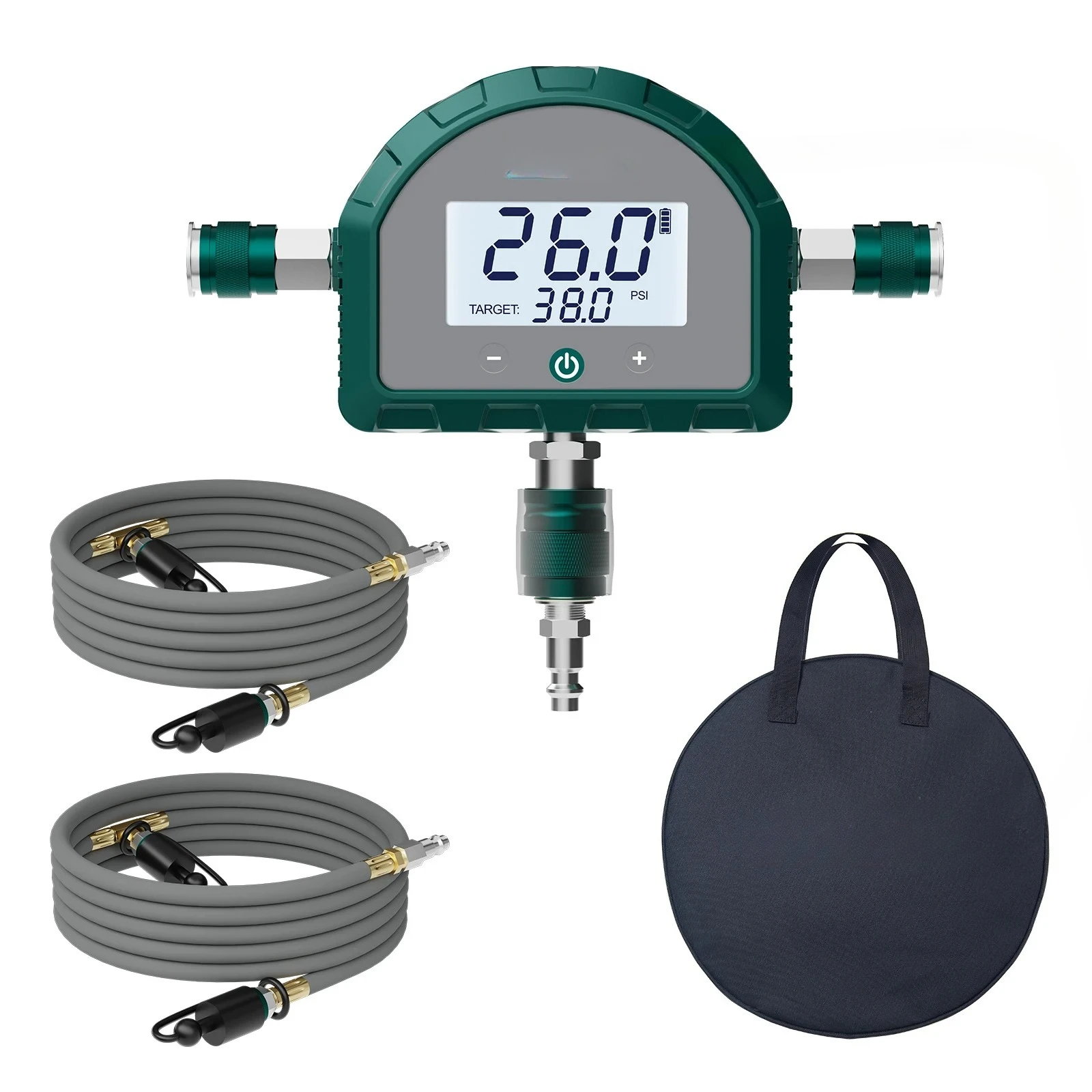 

Комплект 4-ходовых шлангов для накачивания и накачивания шин, система автоматического отключения воздуха вверх и вниз, контроллер давления воздуха подходит для колесной базовой базы до 155 дюймов