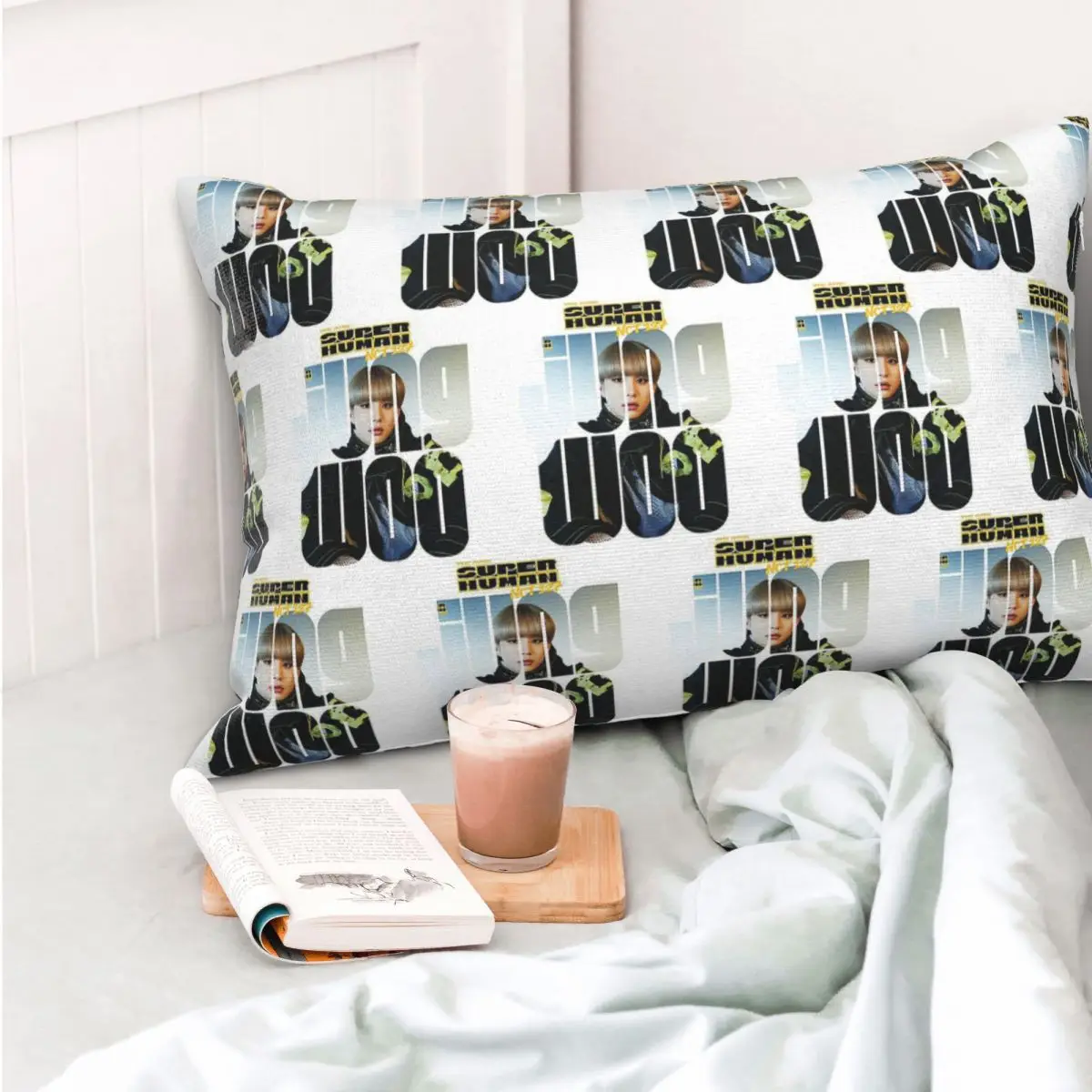 NCT 127 Jungwoo Superhuman прямоугольная наволочка, чехол для подушки, декор для спальни, кровати, домашний комфорт, декоративная подушка