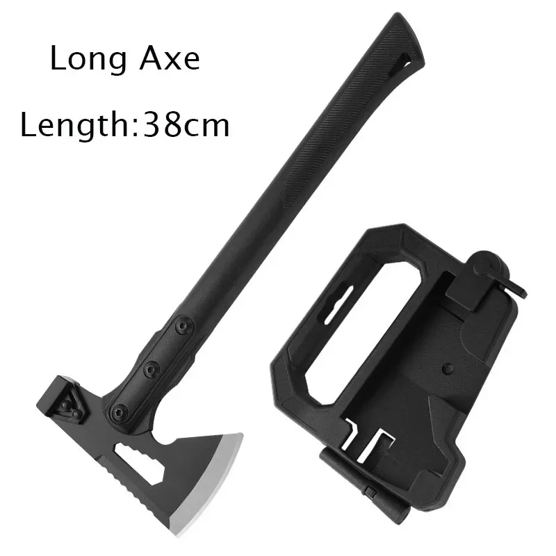 في الهواء الطلق EDC المحمولة متعددة الوظائف التكتيكية الفأس التخييم الجبل قطع الخشب سيارة الطوارئ نافذة الكسارة أدوات المطرقة