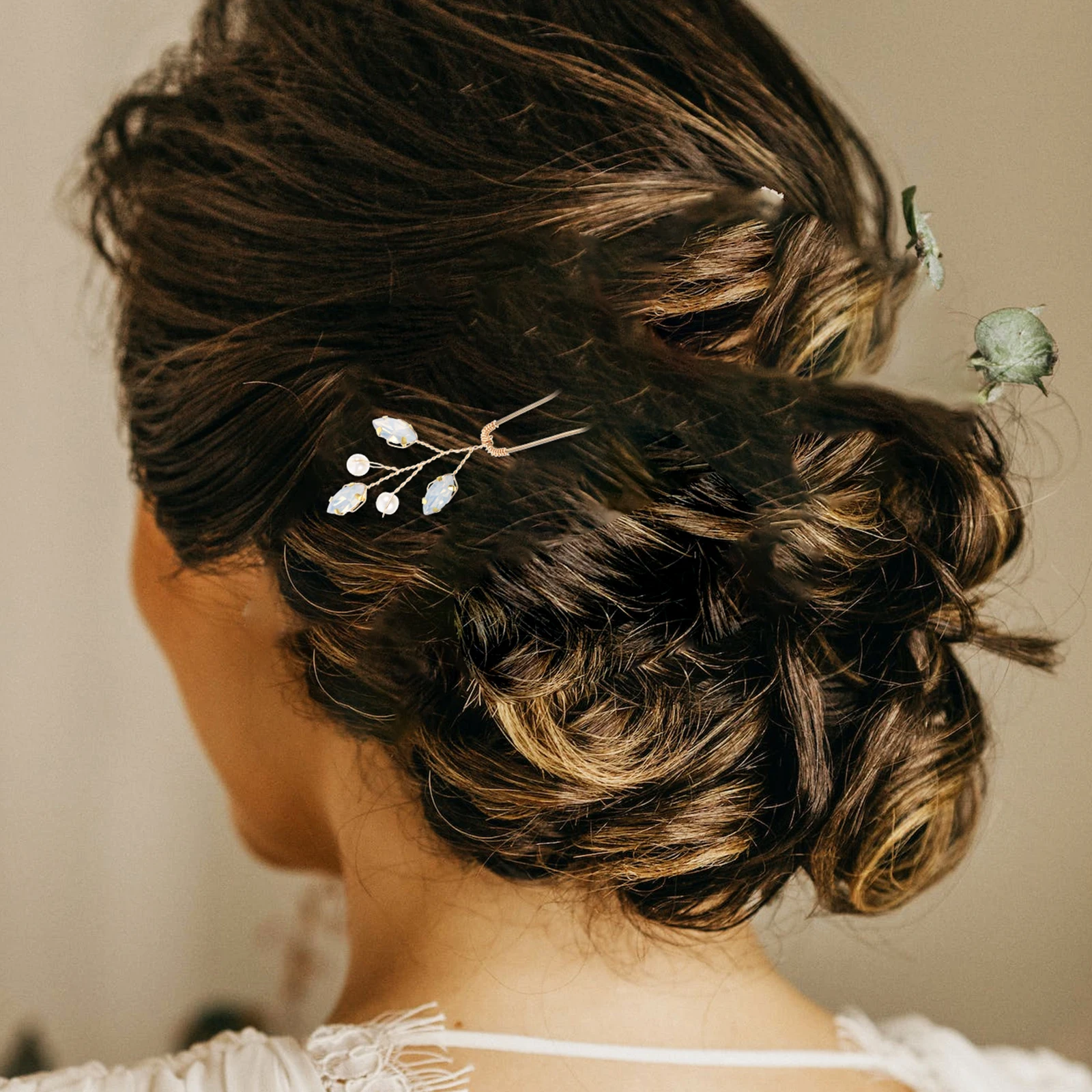 

6 Pcs Protein Diamond Hairpin Rhinestone Decorative Bobby Pins Wedding Bridal Hair Accessories Prom Hair Styling Tools