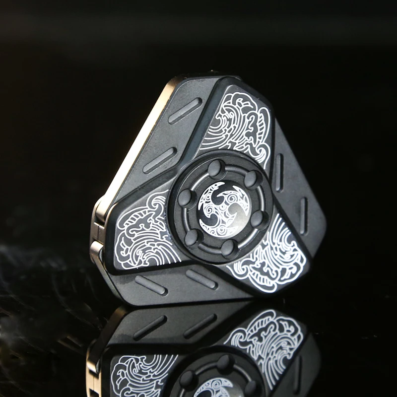 EDC-armadura abierta de acero inoxidable, juguetes para aliviar el estrés, juguetes para aliviar el estrés, escritorio de oficina, regalo para adultos