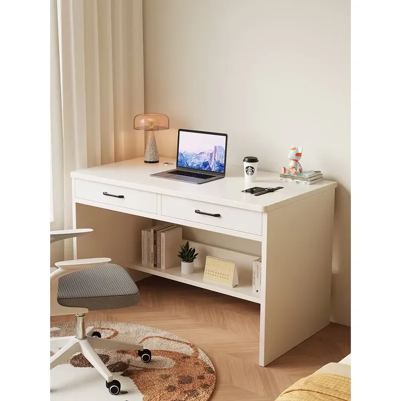 Simple Design Wood Computer Desk School Furniture Home Bedroom Office Use Student Study Writing Desk Installation Included