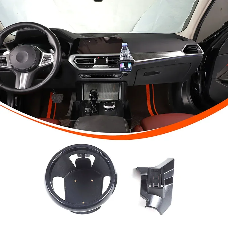 

For BMW 3 Series G20 G28 2020-2022 Car center control air outlet side water cup holder ABS interior accessories