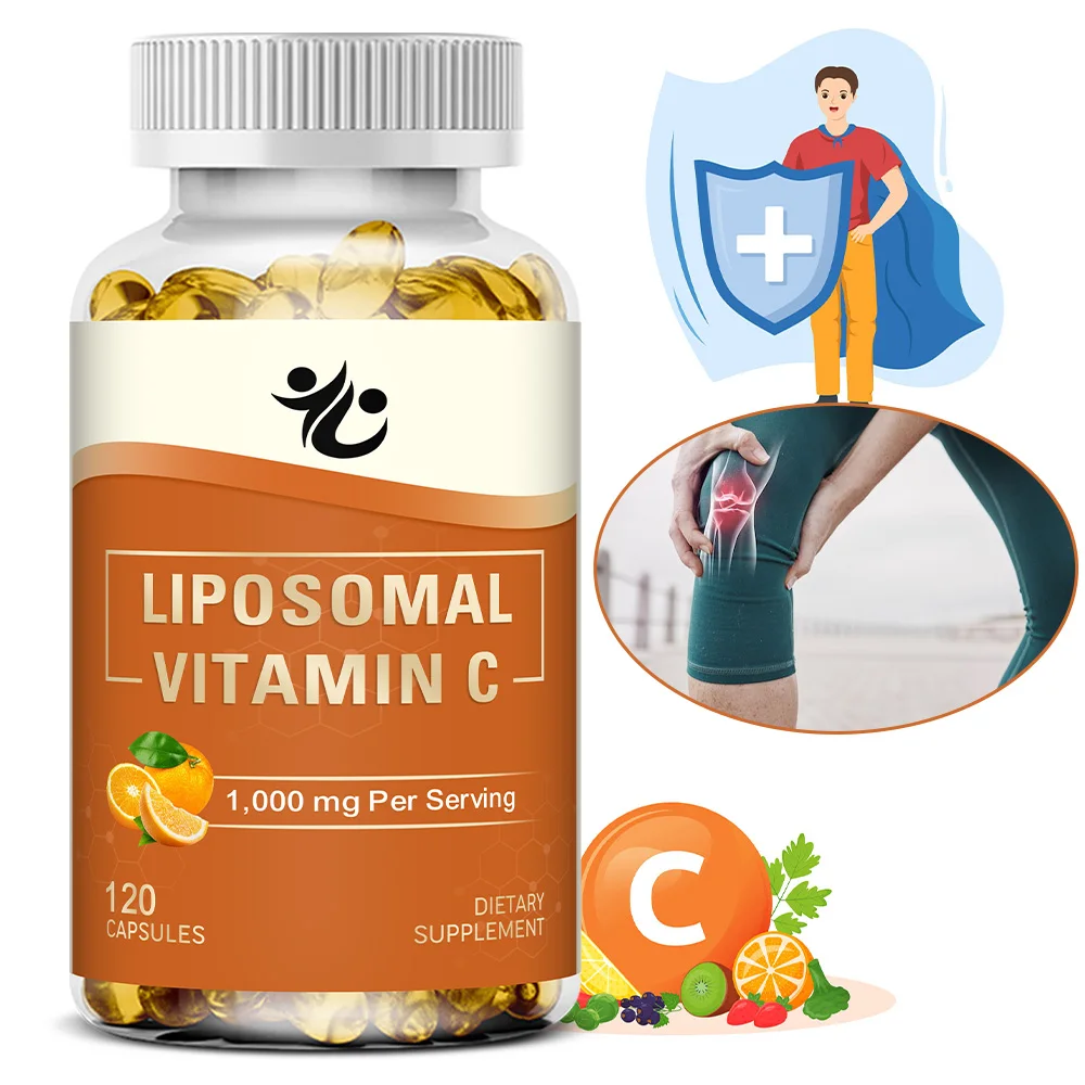 Liposomal Vitamin C 1000mg Capsules-Support Immune Defense, Collagen Production, Skin Radiance, Cognitive & Circulatory Wellness