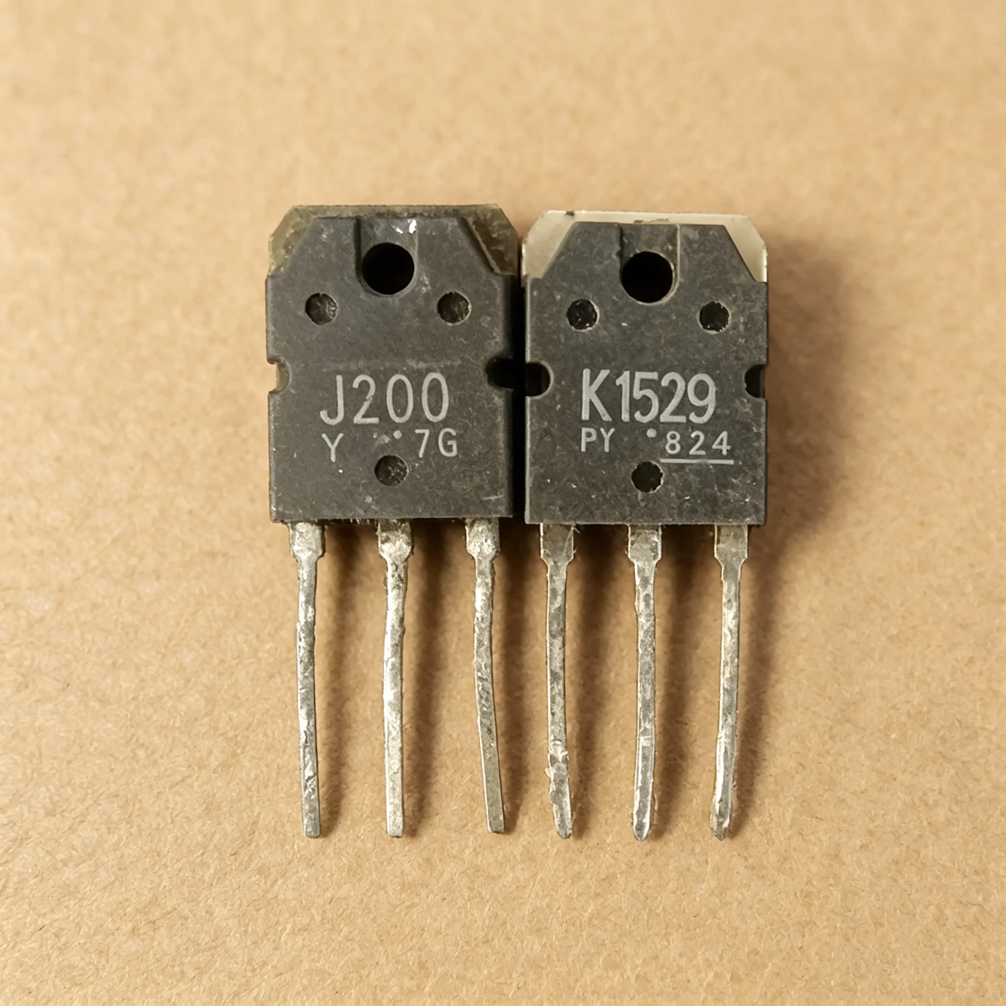 5pair 2SK1529 2SJ200 (5pcs K1529 + 5pcs J200) TO-3P In Stock Original disassembly