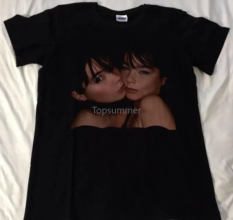 Vintage 90S Bjork Twins Shirt Bjork Music Electronic Reprint