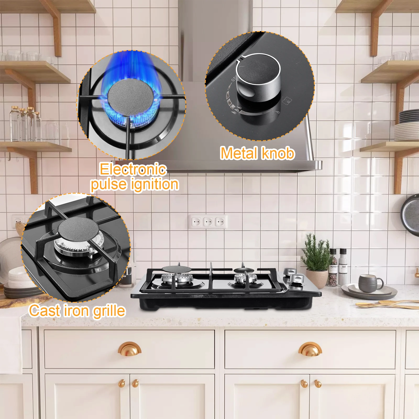 Dual Fuel Propane Stove Indoor - Camping Cooking Without Gas recension och pris