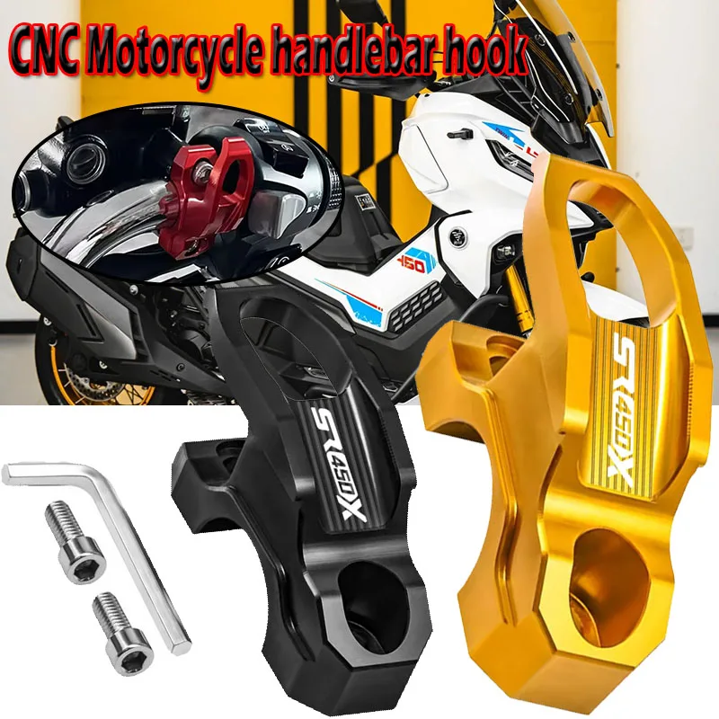 For VOGE SR450X SR 450X SR450 X 2026 Aluminum Brake Master Cylinder Holder Clamp Bracket Bag Hook Helmet Hanger Accessories