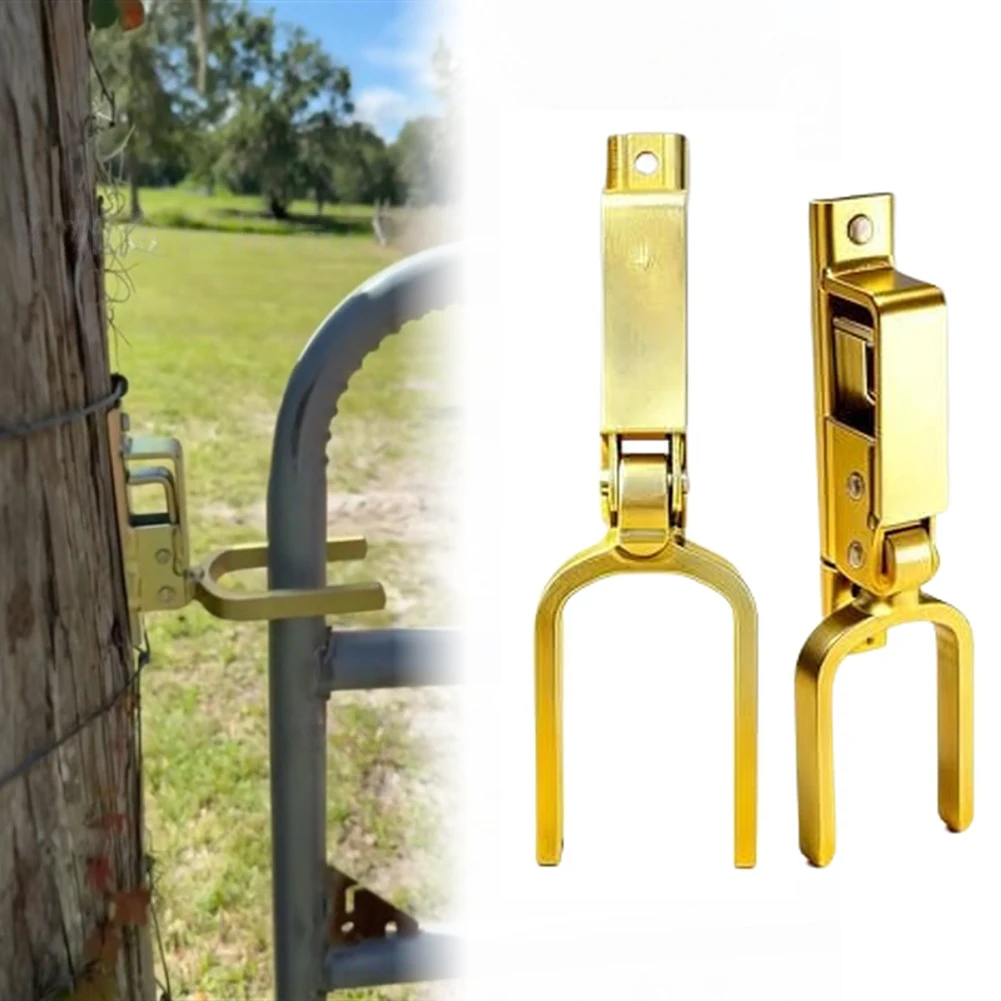Instant- Locking Gate Heavy-Duty For Instant Locking Gate Latch Secure Easy One-Hand Operation Door Latch Door Hardware