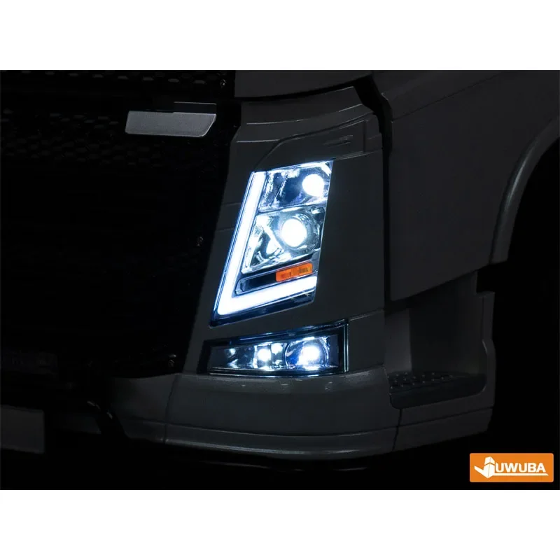 Modul Lampu Depan LED untuk Truk Sampah RC Tamiya 1/14 Volvo FH16XL 750 56360 56362 56375