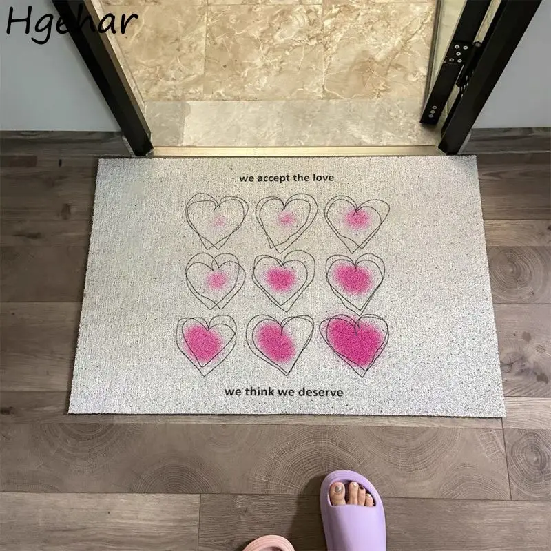 Bathroom Door Mat Anti-slip Plastic Oil-proof Kitchen Floor Mats Dirty Resistant Sofa Chair Area Small Rug Entrance Doormats