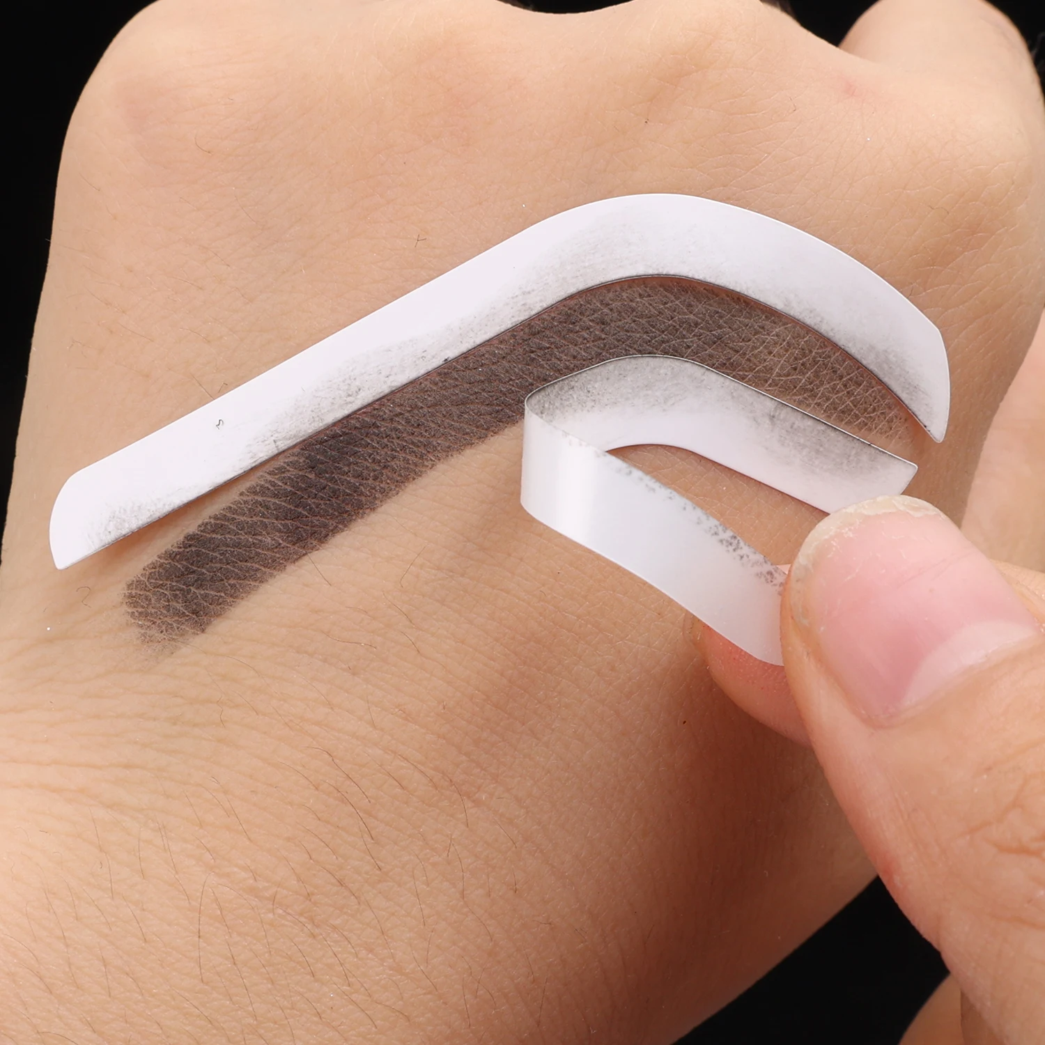 Disposable Eyebrow Stencil Stickers Professional Salon Eyebrows Airbrush Auxiliary Sticker Template BrowsType Option Makeup Tool