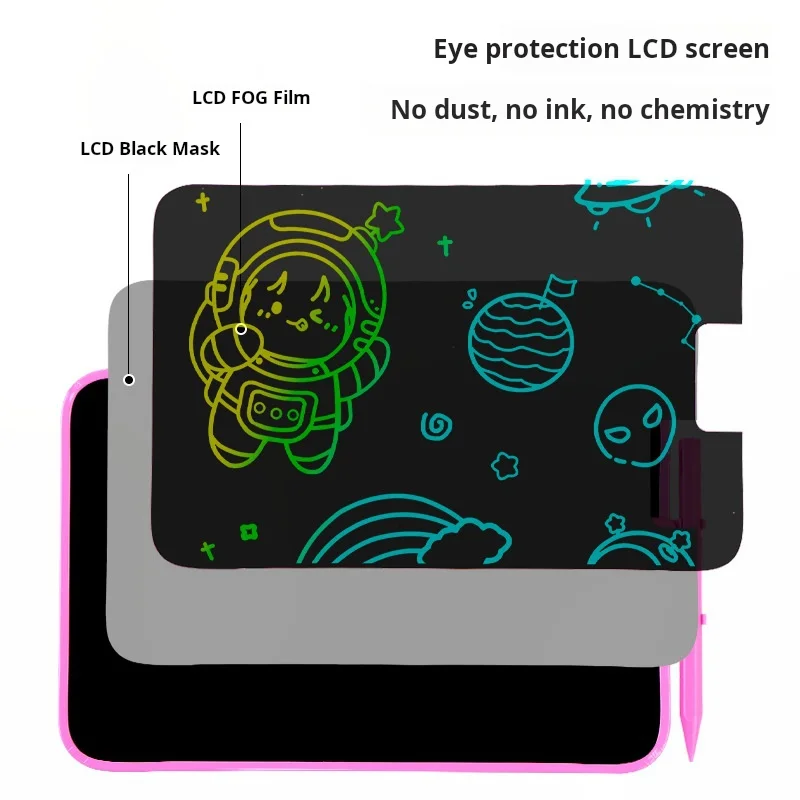 12 بوصة LCD لوحة الرسم تابلت للكتابة أرقام السبورة السحرية أدوات الرسم التعلم والتعليم لعب للأطفال الهدايا